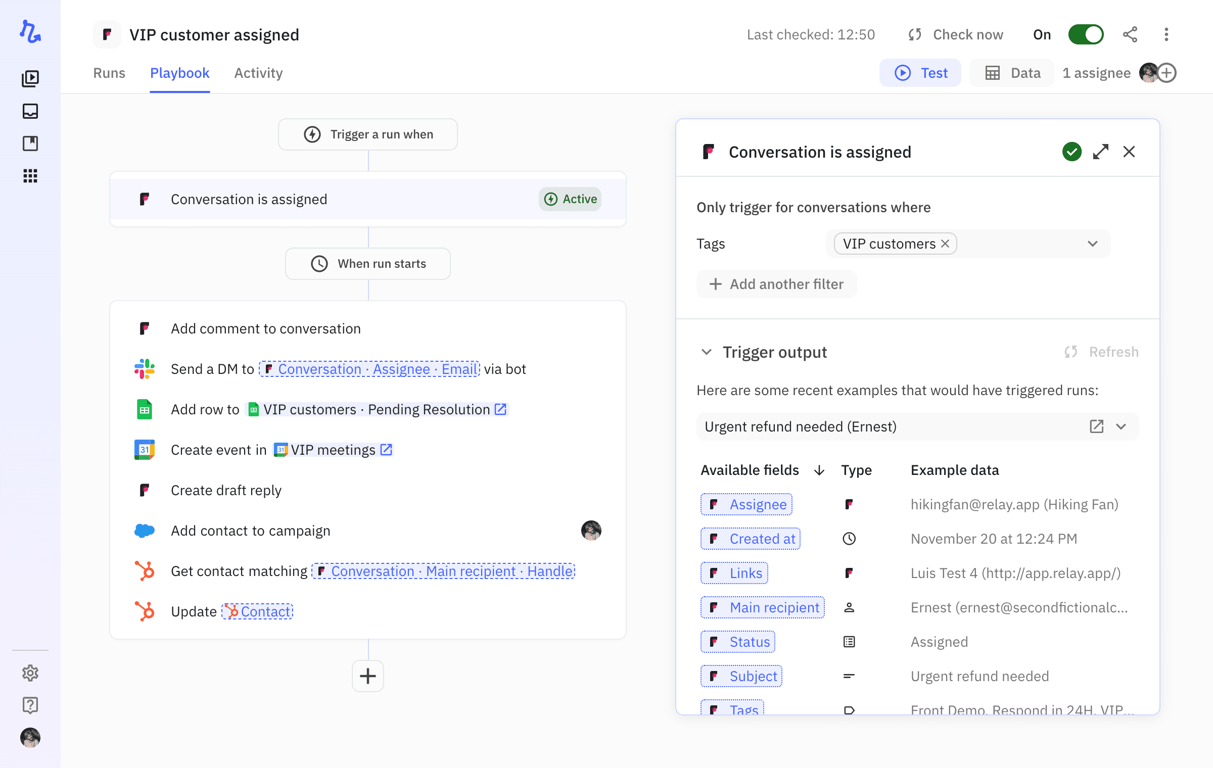 Screenshot of Relay.app