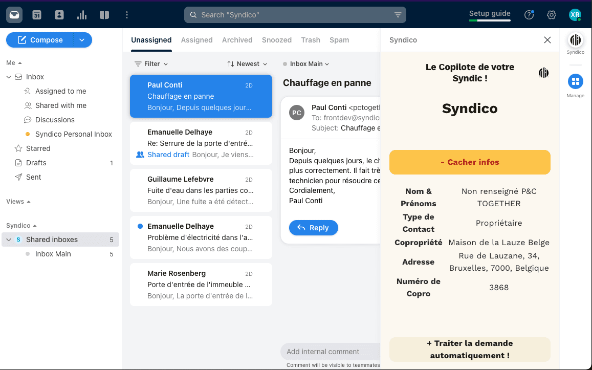 Screenshot of Syndico