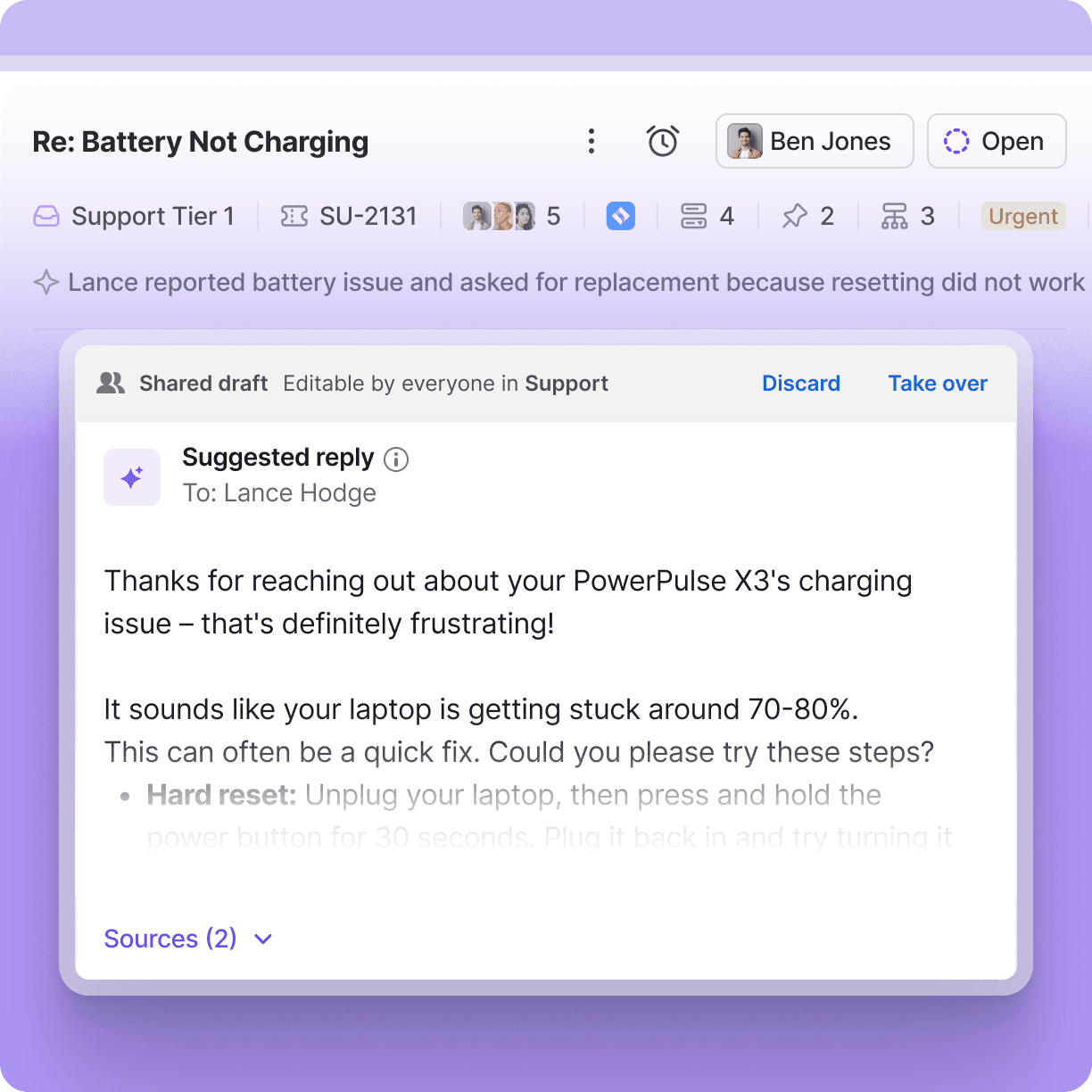 ai suggested replies
