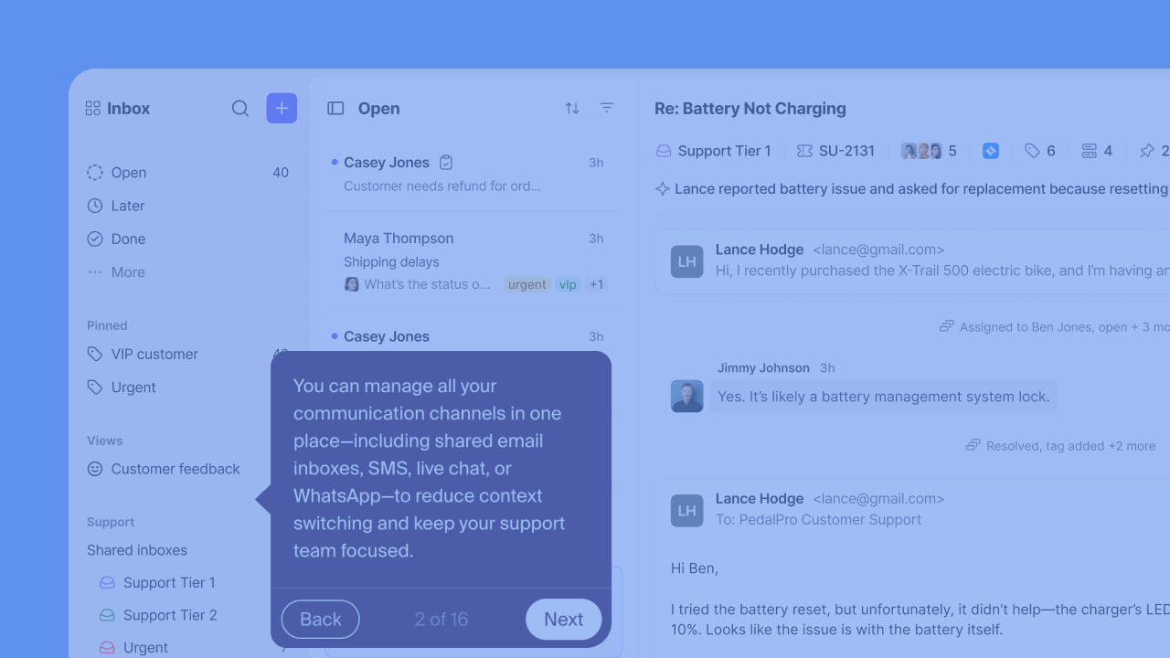 Interactive tour preview