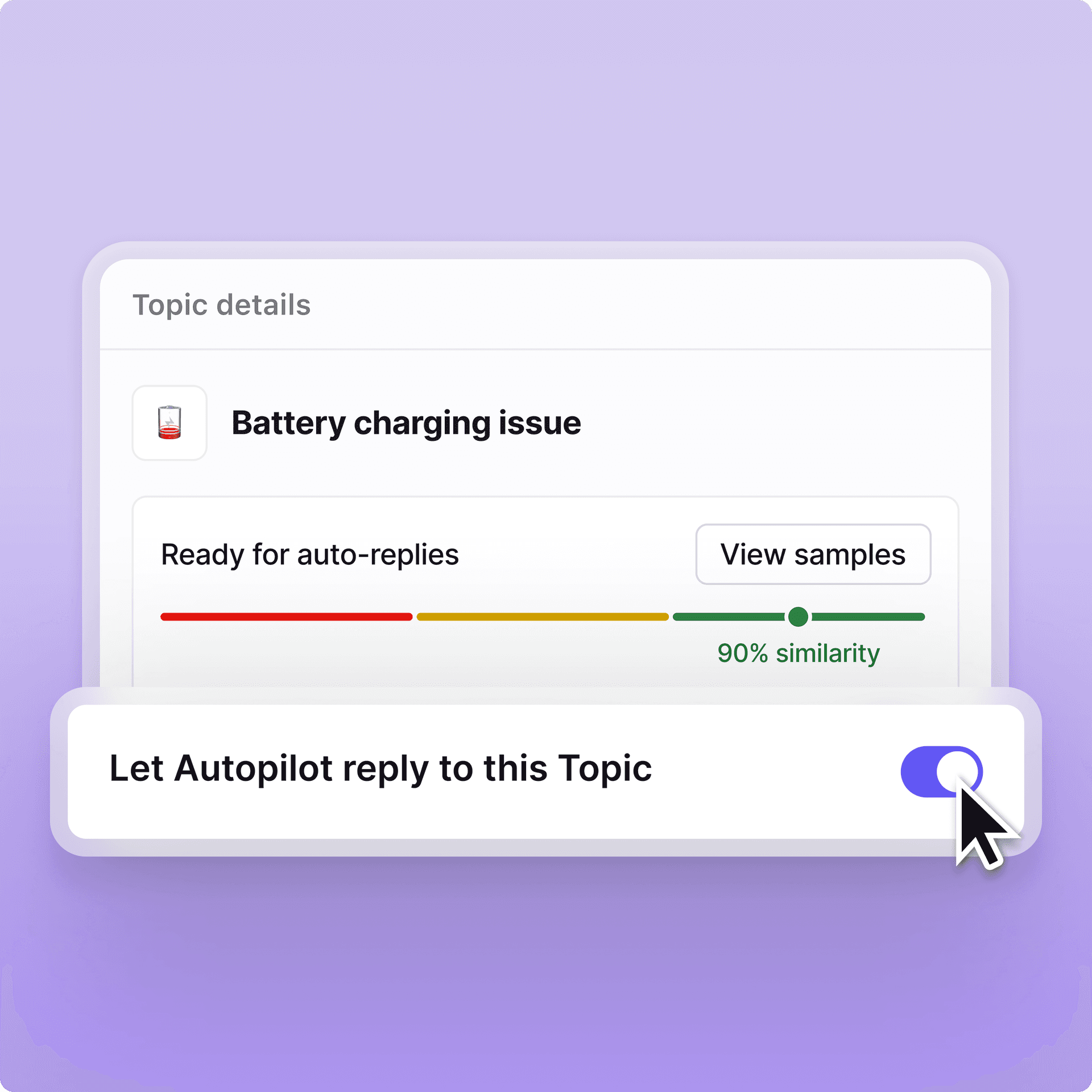 automated deflection