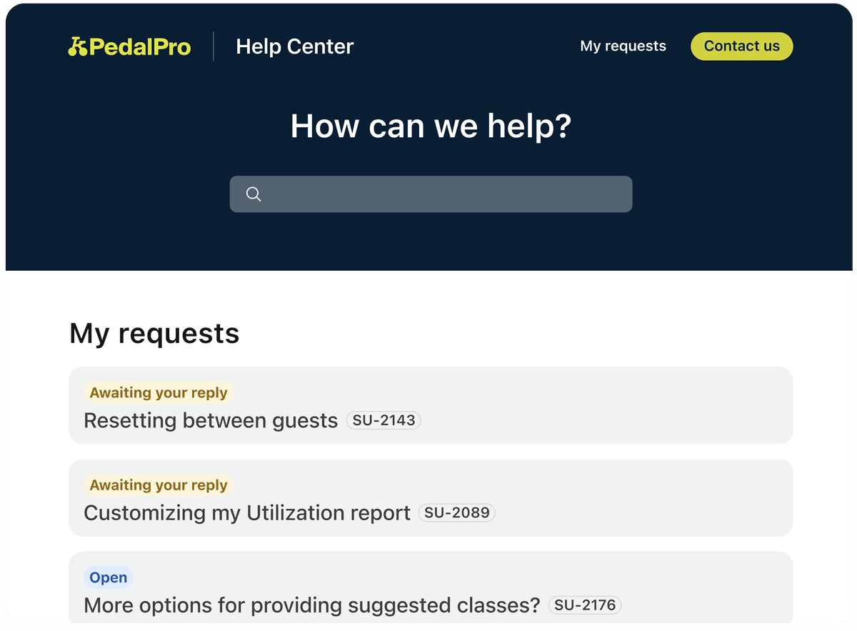 PedalPro Front Inferface